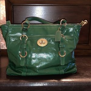 Coach slouchy tote bag
